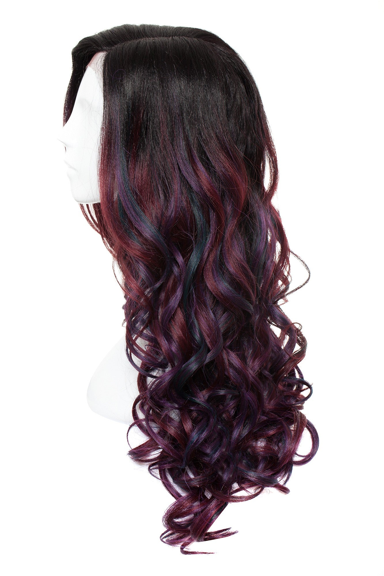 Peruca Vicky Ombre Multicolor Burgundy