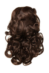 Coada Ondulata Cleste Par Natural Saten Inchis