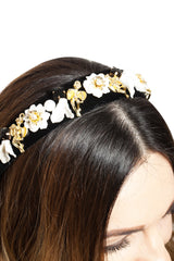 Bentita Aplicatii Flori Albe