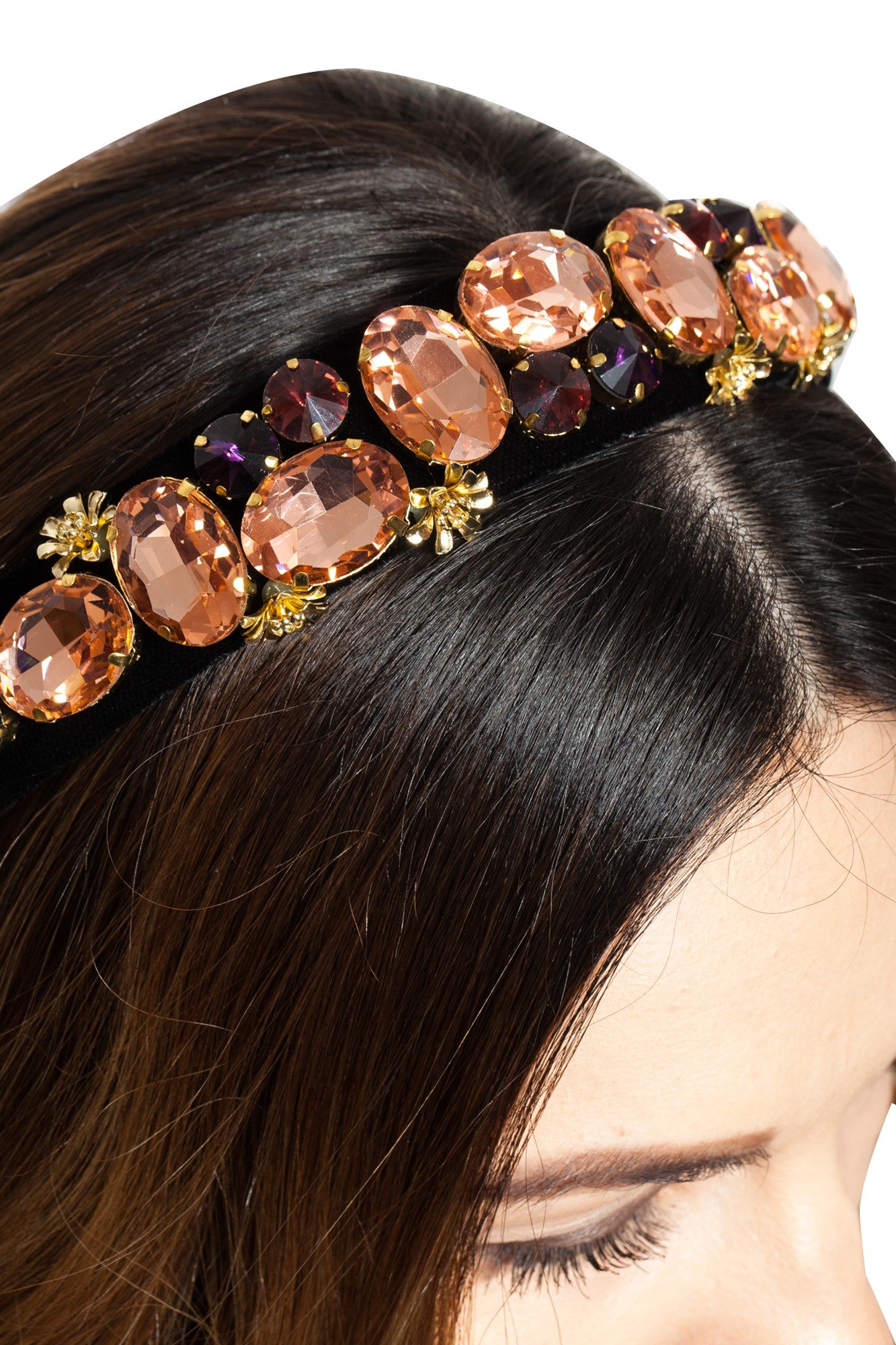 Bentita Aplicatii Pietre Mari Roz