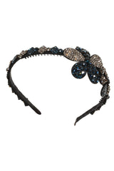 Bentita Ocazie 2 Flori Cristale Bleu Gri