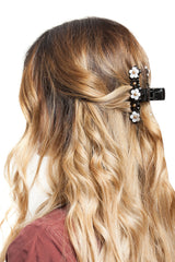 Cleste Floricele Alb si Negru