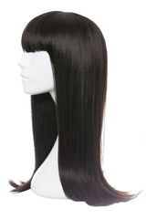 Peruca Sabrina Saten Inchis