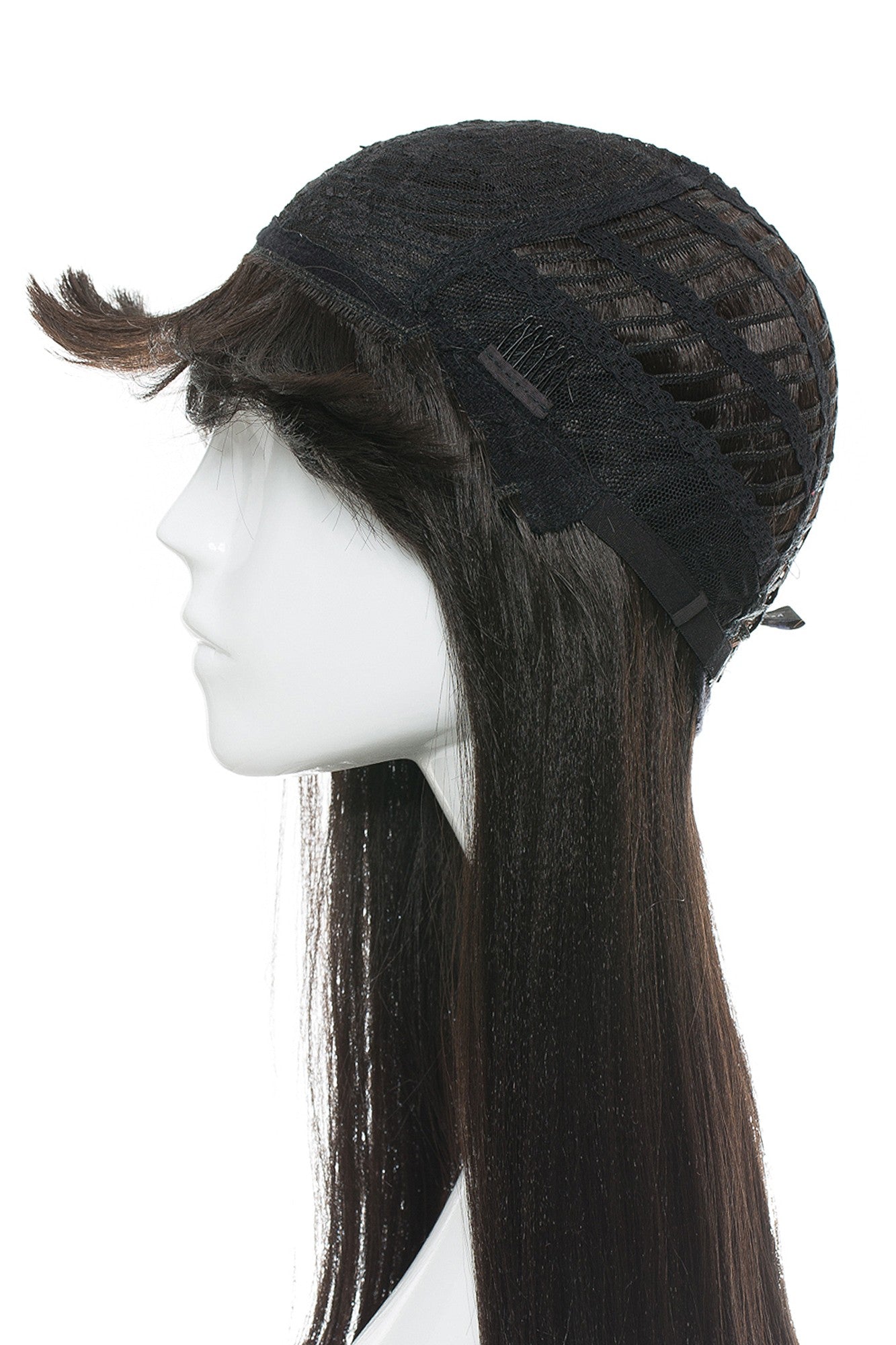 Peruca Sabrina Saten Inchis