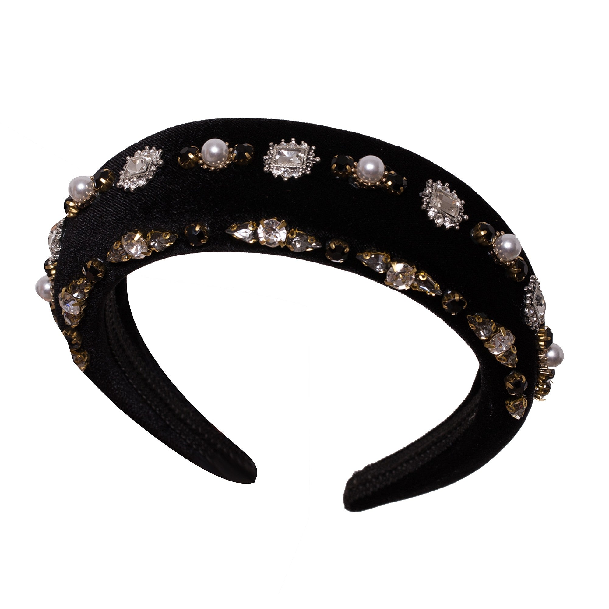 Bentita Lata Catifea Aplicatii Negru