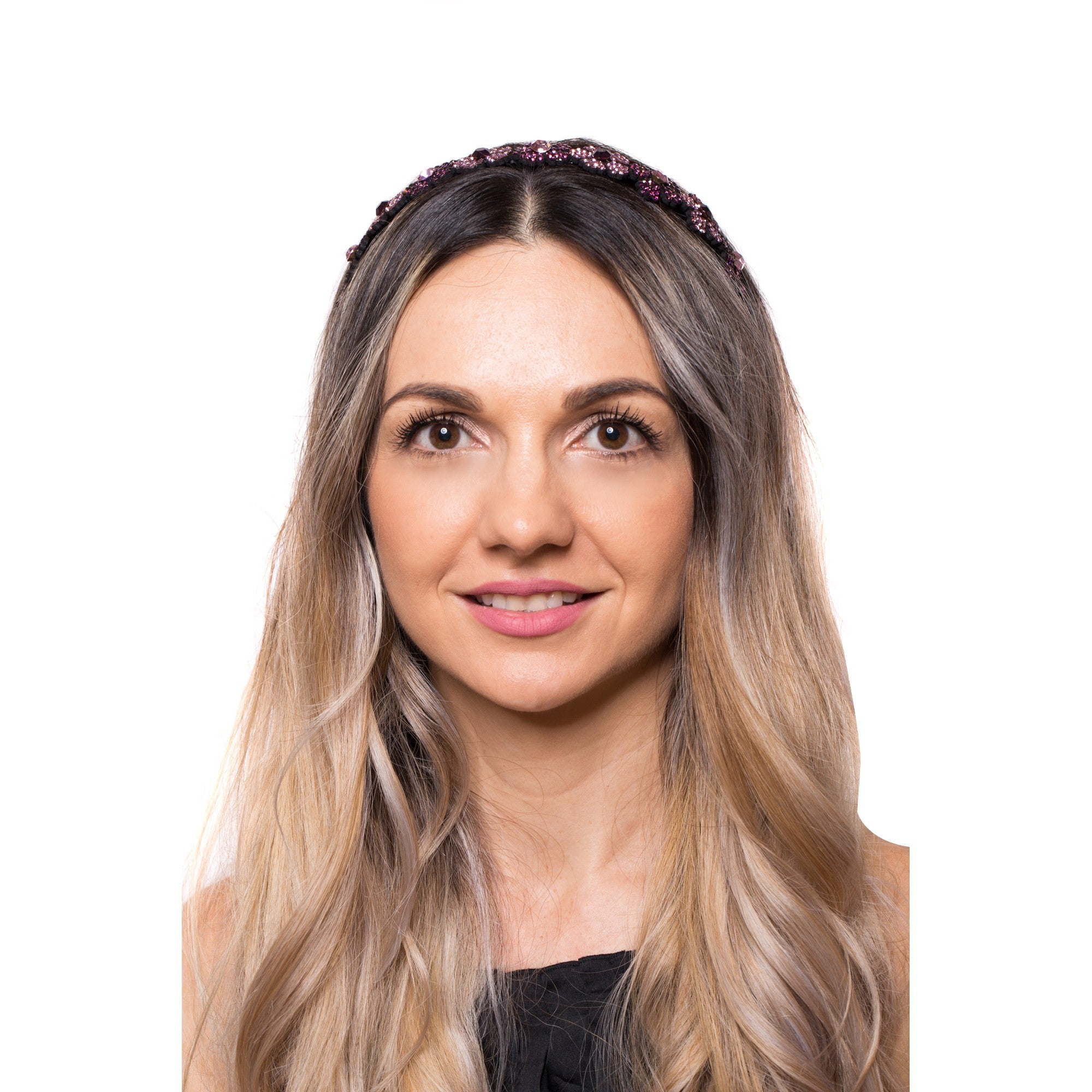 Bentita Floricele Cristale Mov