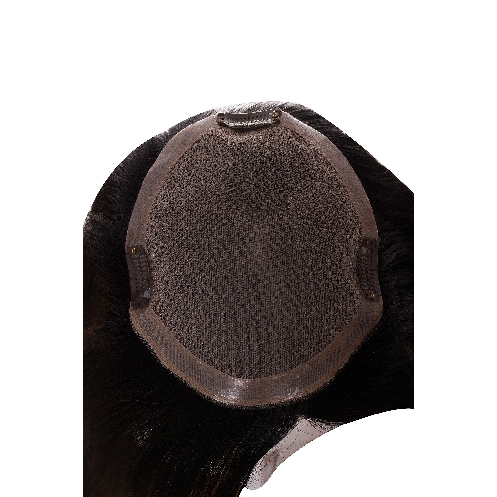 Calota Par Natural Monofilament Negru Intens