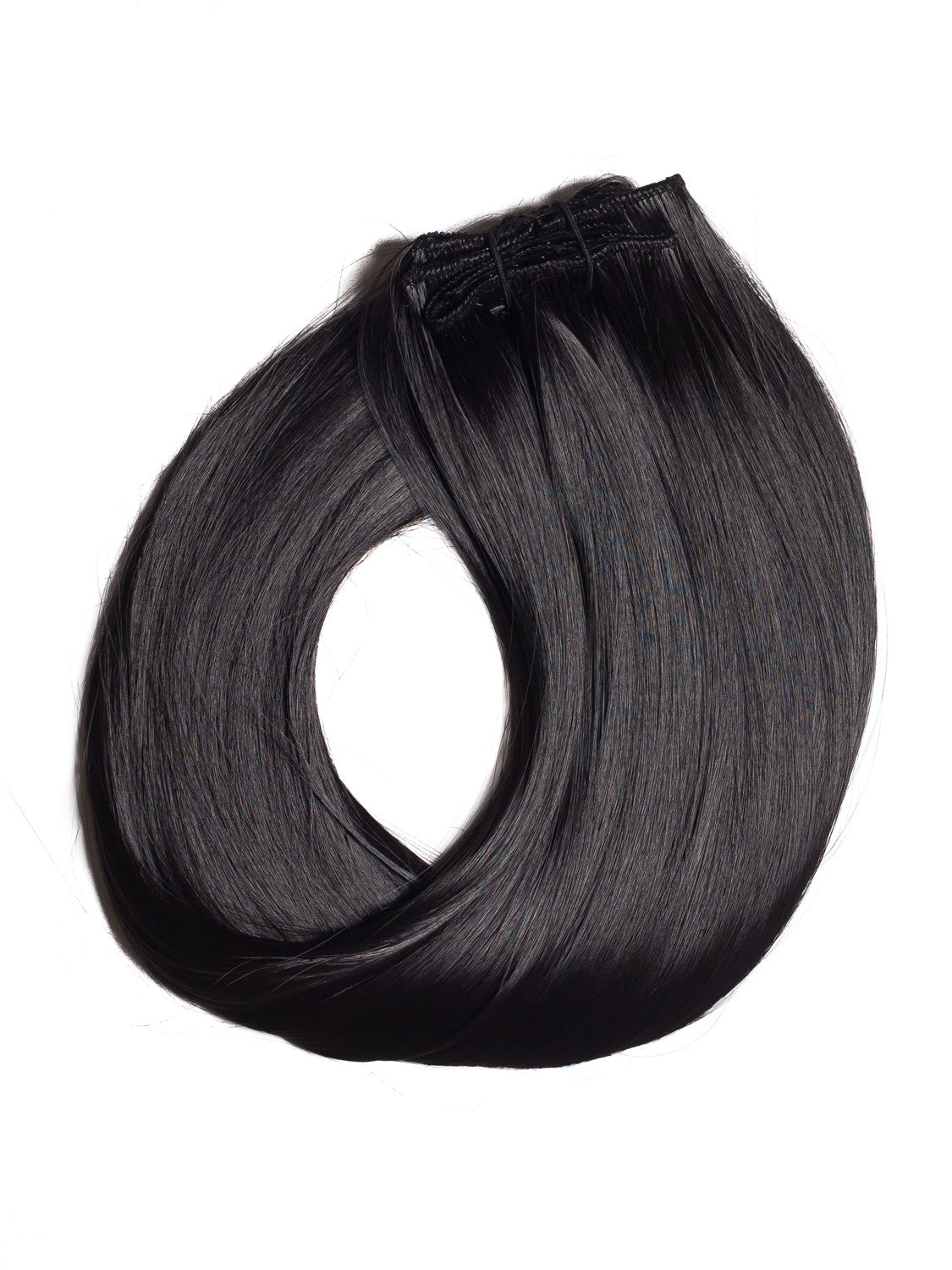 Negru Natural Extensii Clip-On