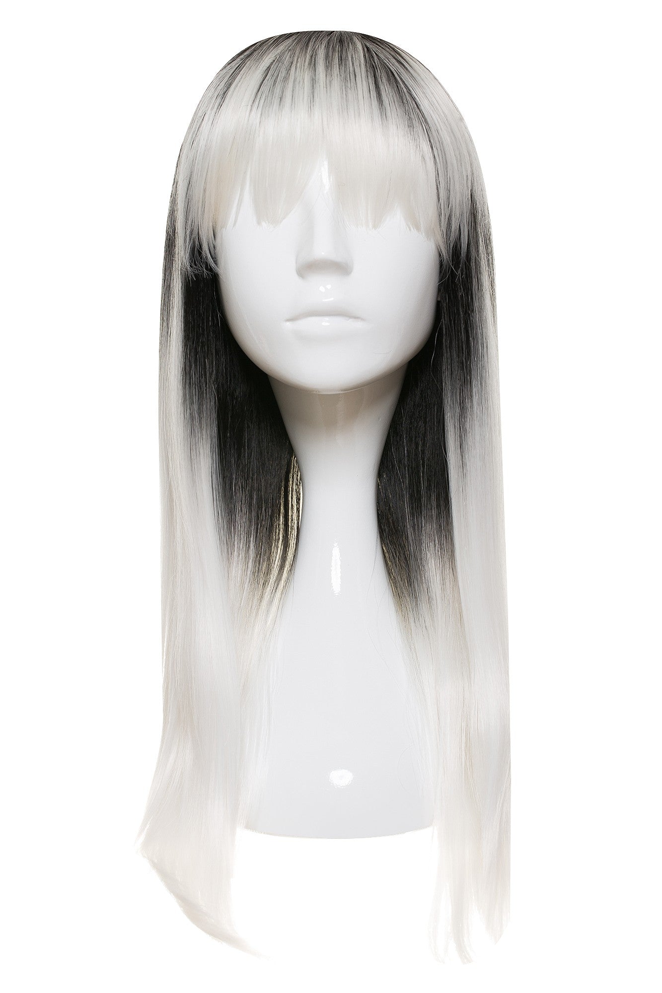 Peruca Florance Ombre Negru Alb