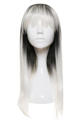 Peruca Florance Ombre Negru Alb