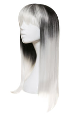 Peruca Florance Ombre Negru Alb