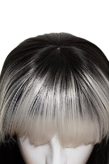 Peruca Florance Ombre Negru Alb