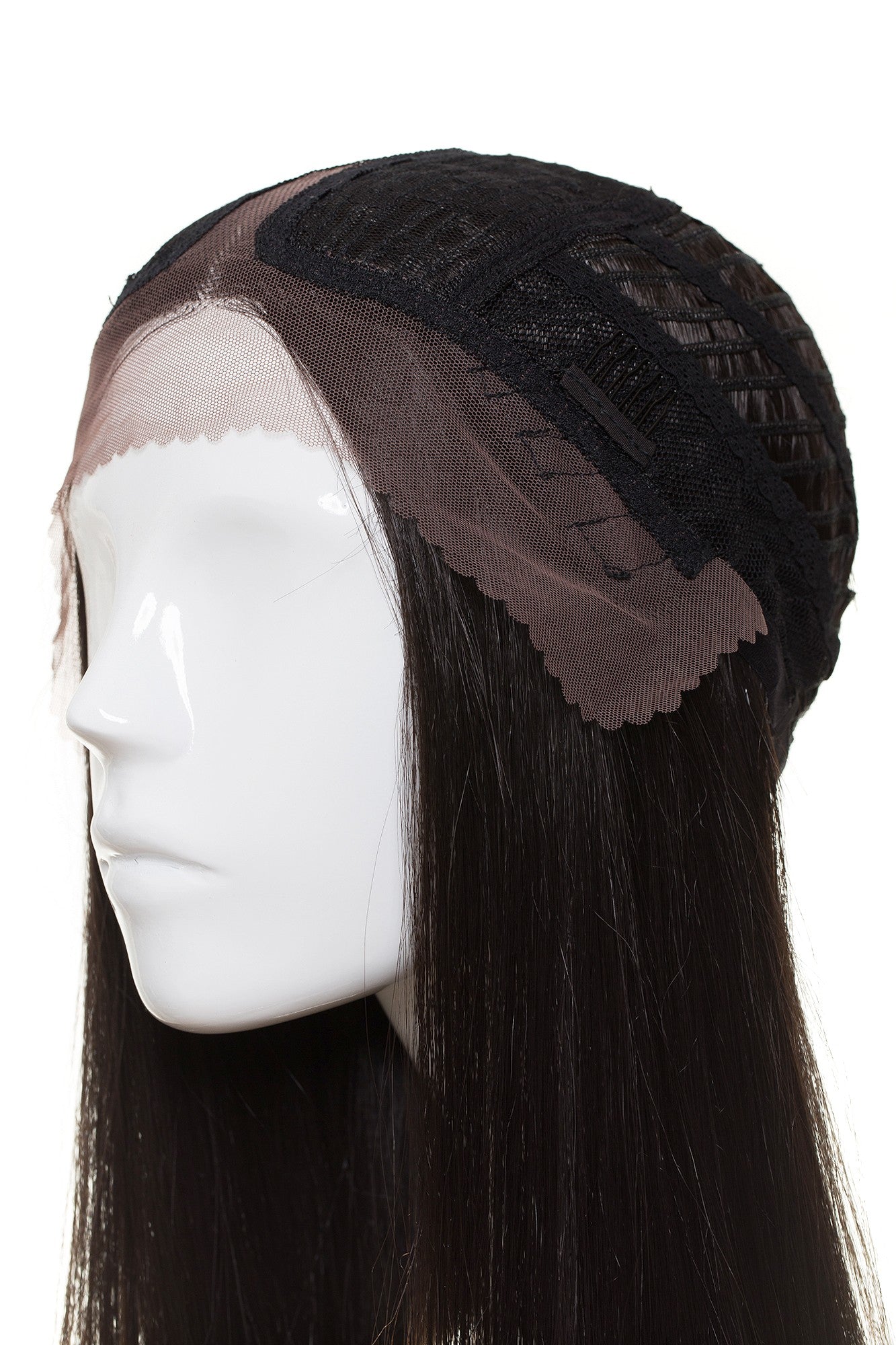 Peruca Brigitte Saten Inchis