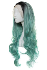 Peruca Valeria Ombre Teal