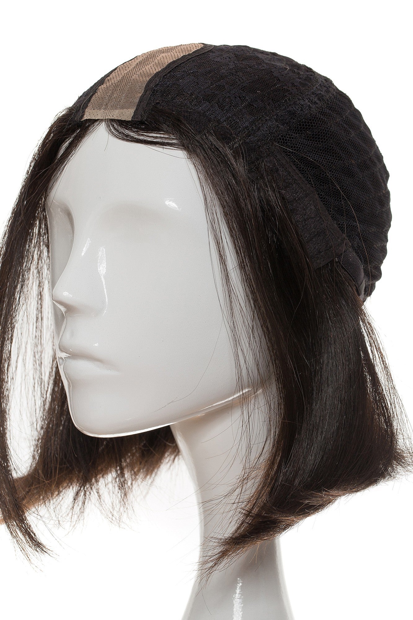 Peruca Naturala Paula Saten Inchis