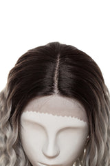 Peruca Amy Ombre Silver Grey