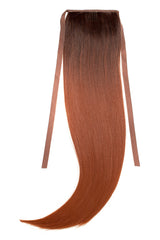 Coada Fibra Sintetica 55cm Ombre Saten Roscat Deschis